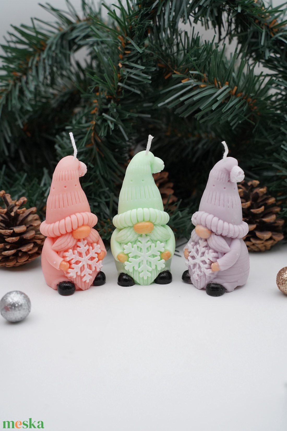 Manós illatgyertya - karácsony - karácsonyi lakásdekoráció - karácsonyi illatgyertya, mécses - Meska.hu