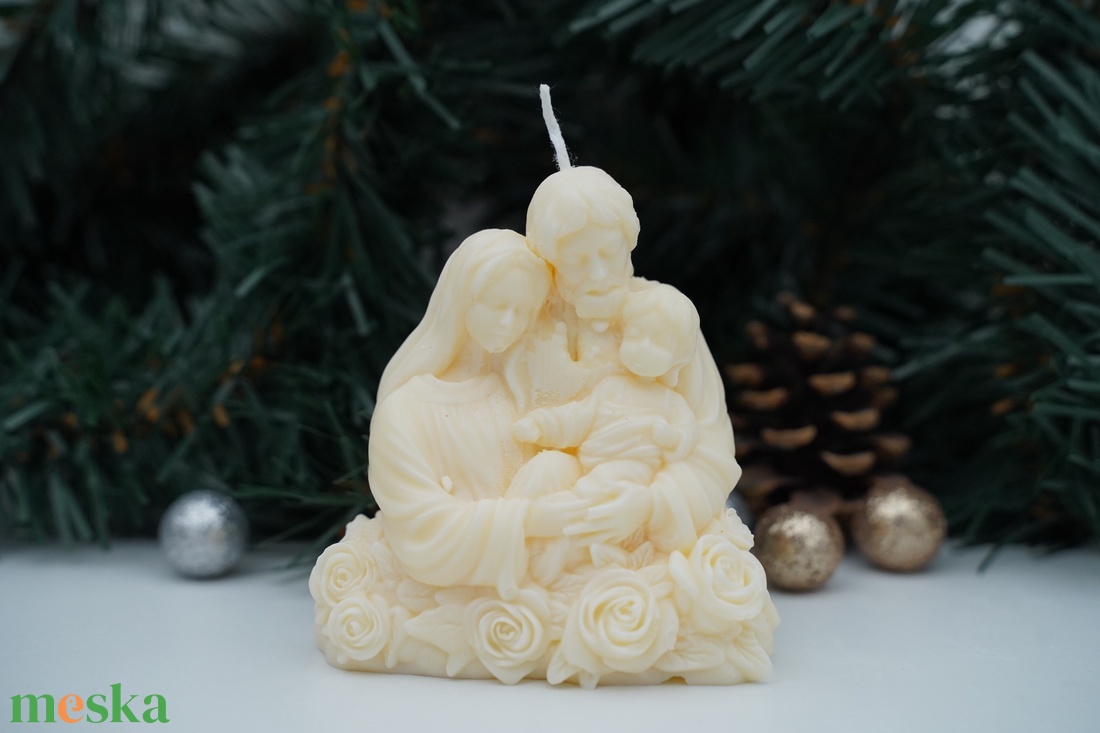 Szent harmónia illatyertya - karácsony - karácsonyi lakásdekoráció - karácsonyi illatgyertya, mécses - Meska.hu