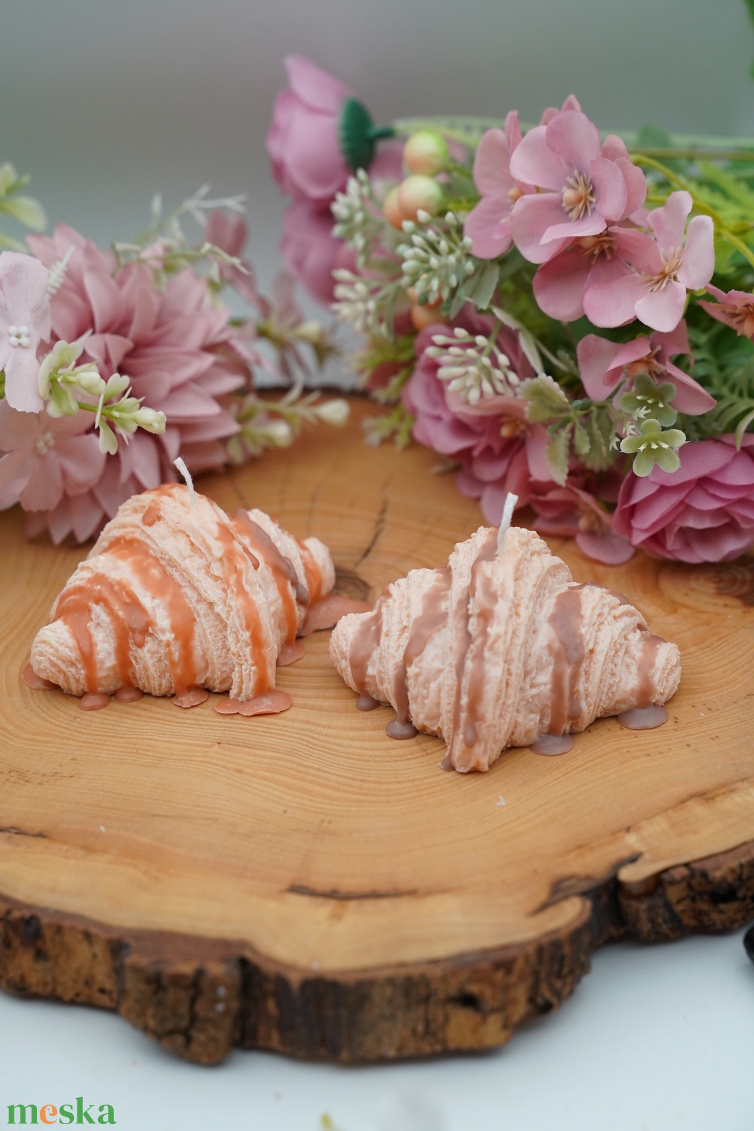 Illatos sütiálom dekorgyertya, illatgyertya - karácsony - karácsonyi lakásdekoráció - karácsonyi illatgyertya, mécses - Meska.hu