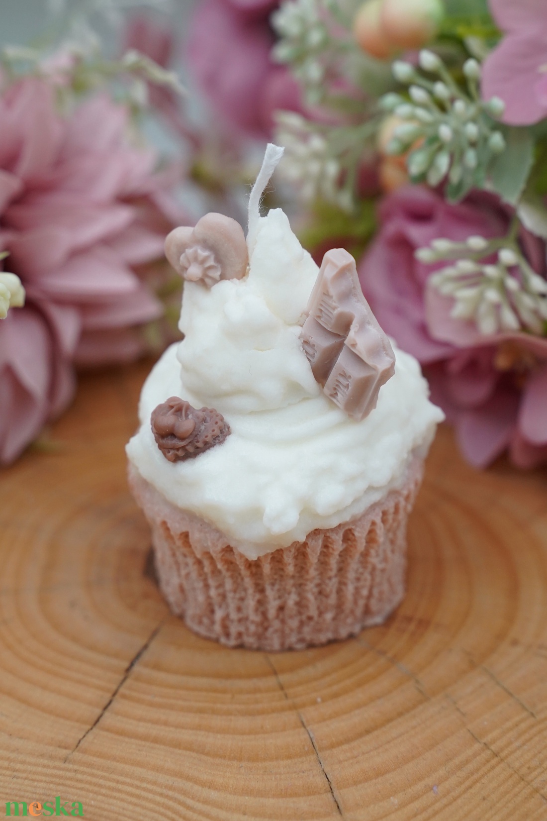 Illatos sütiálom dekorgyertya, illatgyertya - karácsony - karácsonyi lakásdekoráció - karácsonyi illatgyertya, mécses - Meska.hu