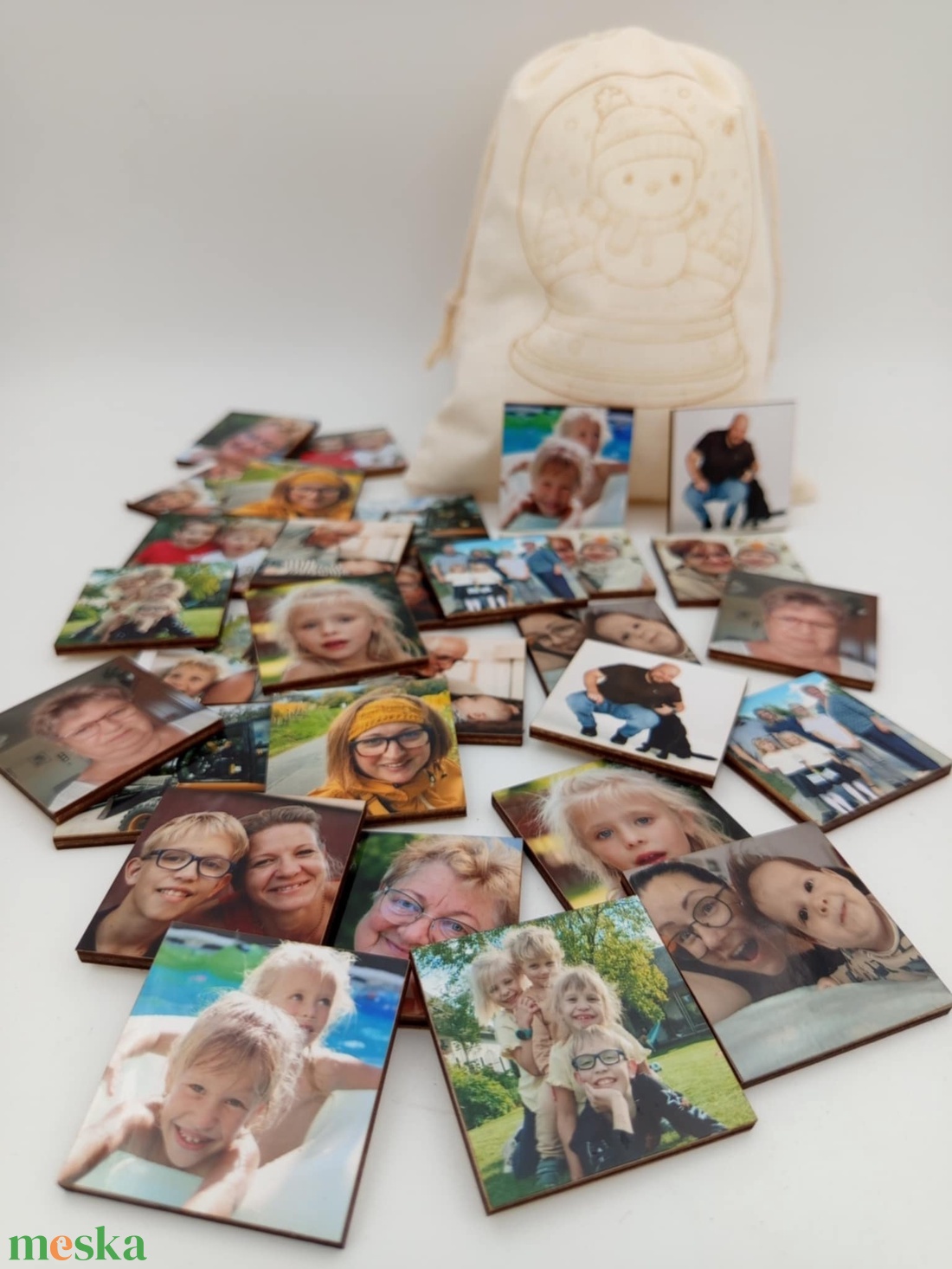 Családi fényképes páros memória. memóriajáték, memóriakártya fából  - játék & sport - táblajáték és kártyajáték - kártya - Meska.hu