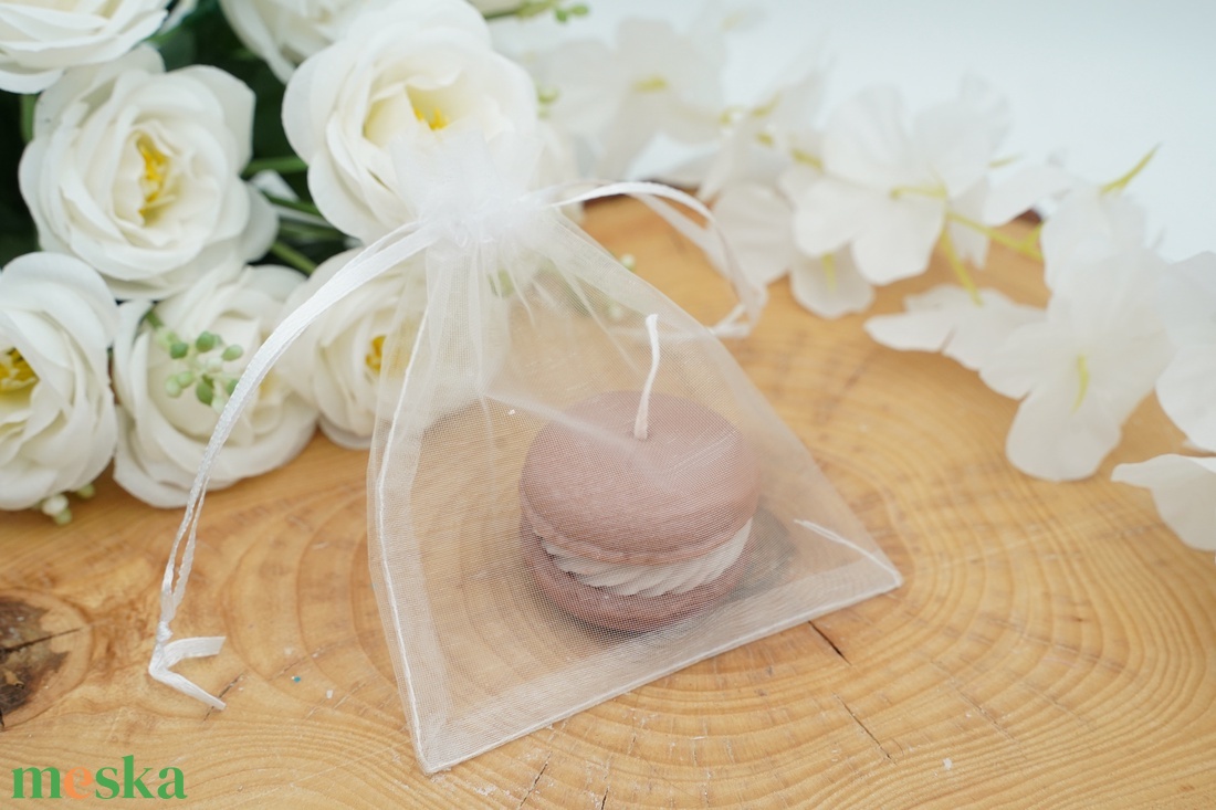Macaron illatgyertya � esküvői köszönőajándék - esküvő - emlék & ajándék - köszönőajándék - Meska.hu