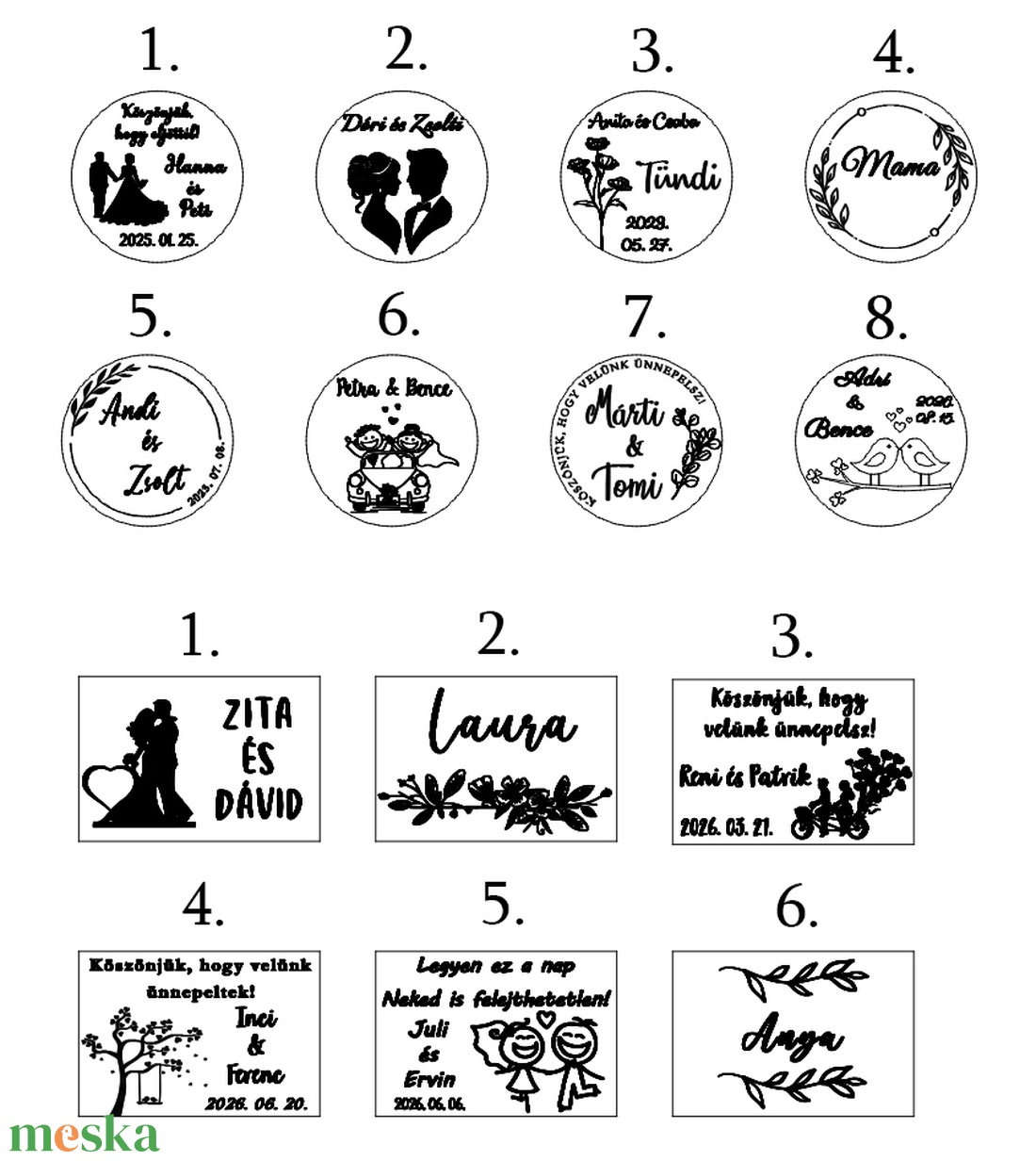 Szójaviasz illatgyertya gravírozott fém tégelyben - esküvő - emlék & ajándék - köszönőajándék - Meska.hu