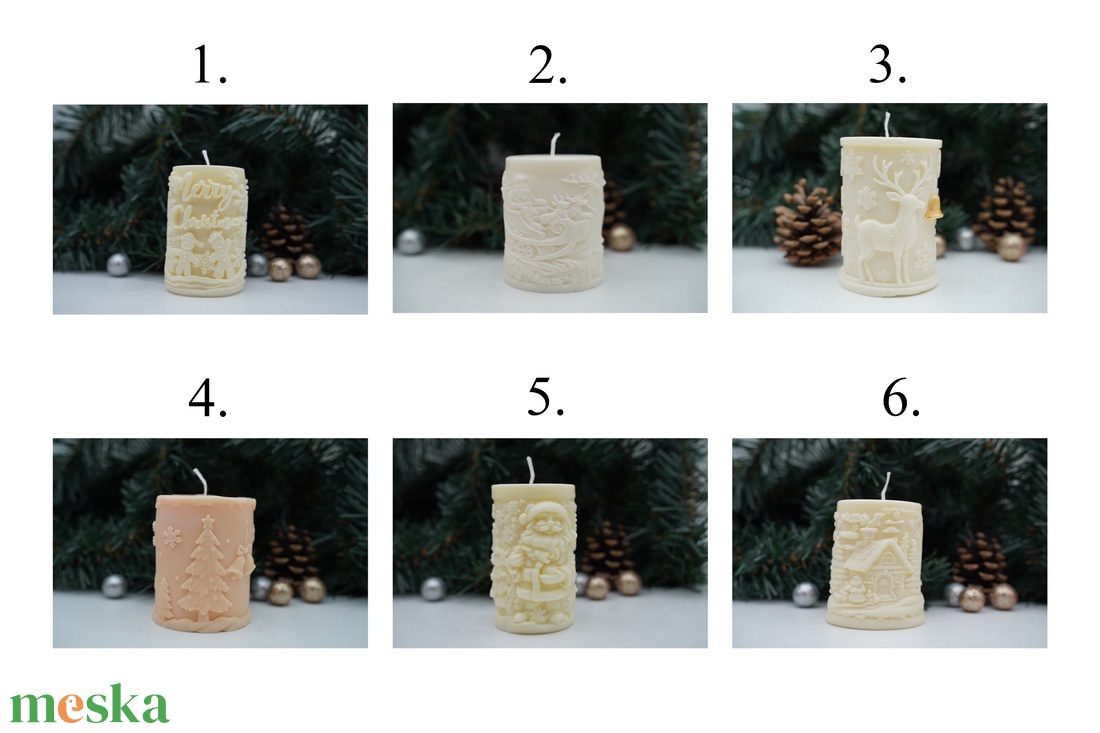 Téli csodavilág illatgyertya, dekorgyertya, hengeres - karácsony - karácsonyi lakásdekoráció - karácsonyi illatgyertya, mécses - Meska.hu