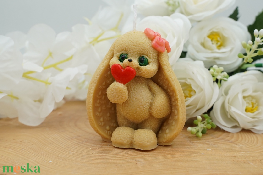 Romantikus figurás illatgyertyák � maci, cica, nyuszi - otthon & életmód - gyertya, illat, aroma - gyertya - Meska.hu