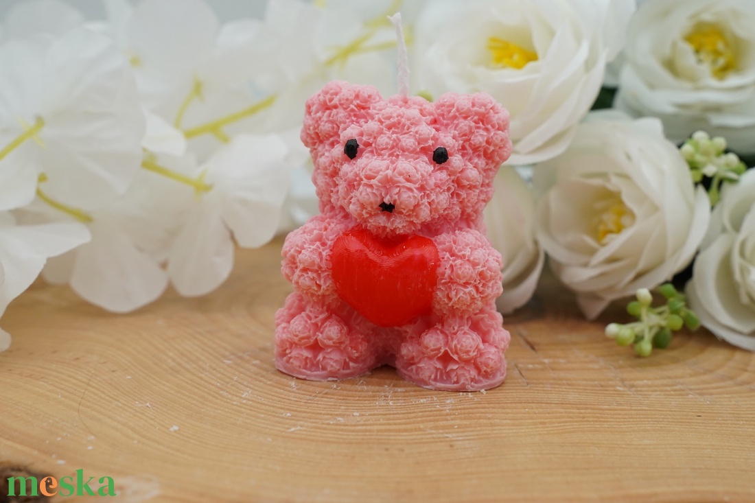 Romantikus figurás illatgyertyák � maci, cica, nyuszi - otthon & életmód - gyertya, illat, aroma - gyertya - Meska.hu