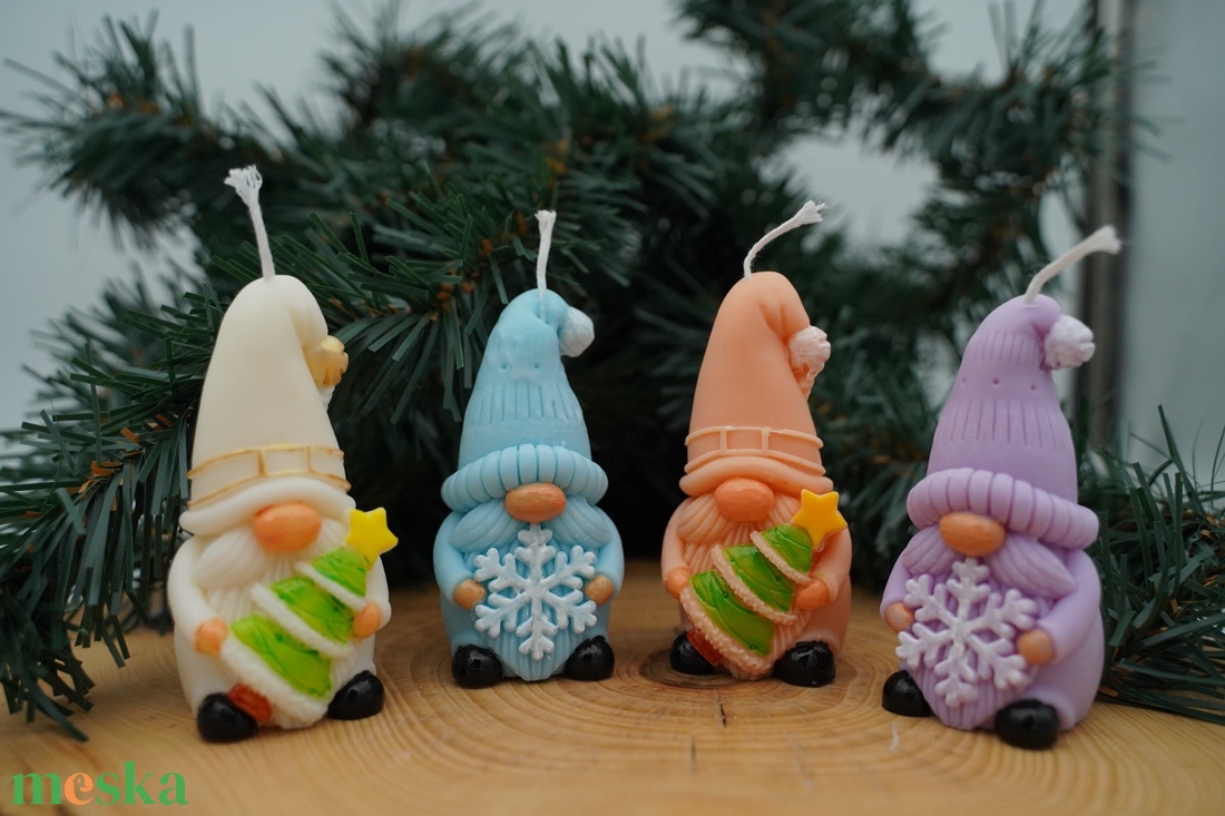 Manós illatgyertya - karácsony - karácsonyi lakásdekoráció - karácsonyi illatgyertya, mécses - Meska.hu