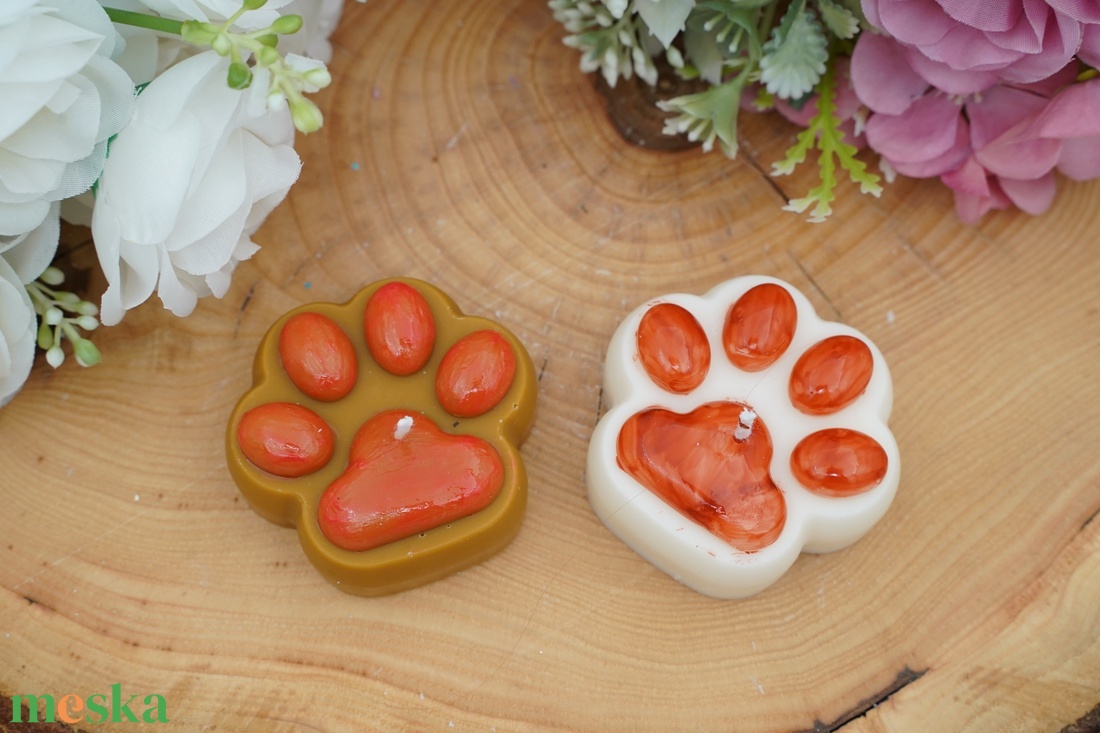 Kutya és tappancs - szójaviasz illatgyertya - otthon & életmód - gyertya, illat, aroma - gyertya - Meska.hu