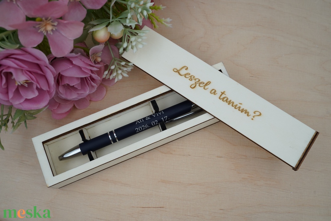 Tanúfelkérő toll, akár gravírozott díszdobozban is - otthon & életmód - papír, írószer - ceruza & toll - Meska.hu
