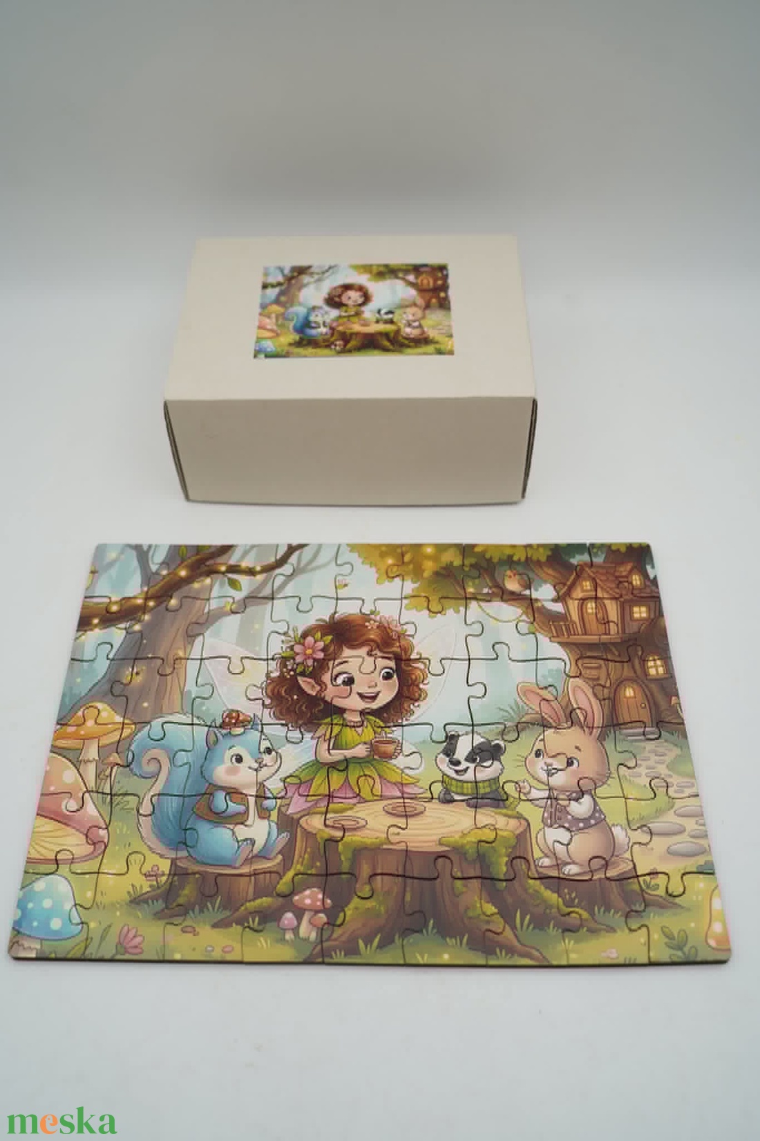 Mesebeli erdő varázsa � exkluzív fa puzzle gyermekeknek - játék & sport - puzzle - hagyományos puzzle - Meska.hu