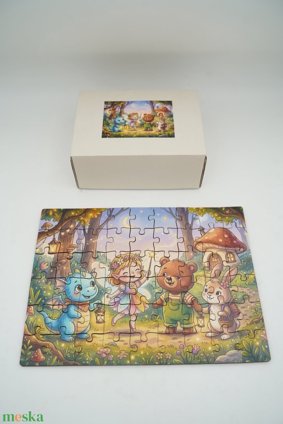 Mesebeli erdő varázsa � exkluzív fa puzzle gyermekeknek - játék & sport - puzzle - hagyományos puzzle - Meska.hu