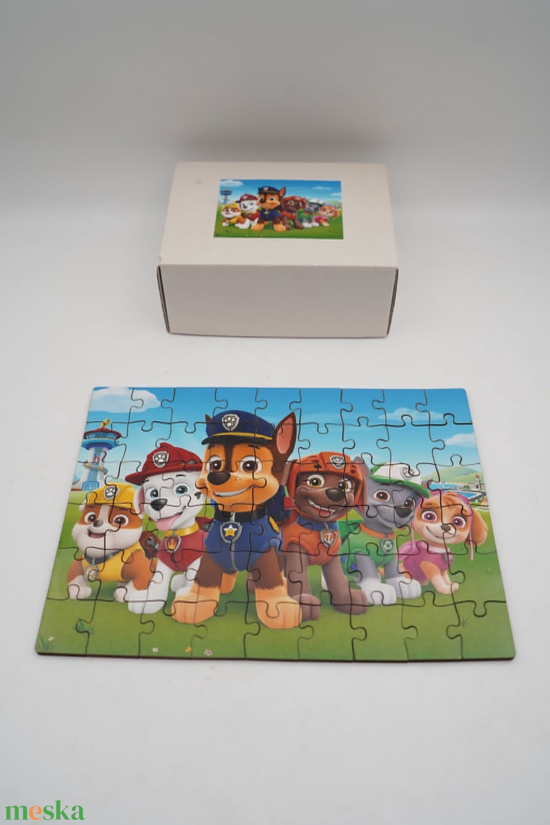 Hős kutyusok nyomában � Mancs őrjárat 54 db-os fa puzzle + doboz - játék & sport - puzzle - forma puzzle - Meska.hu