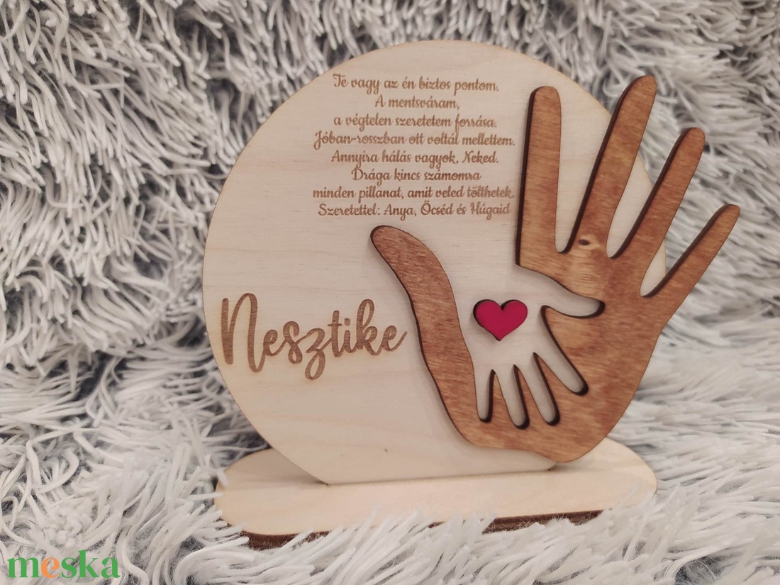 Gondoskodó Kéz - otthon & életmód - dekoráció - kép & falikép - fából készült kép - Meska.hu