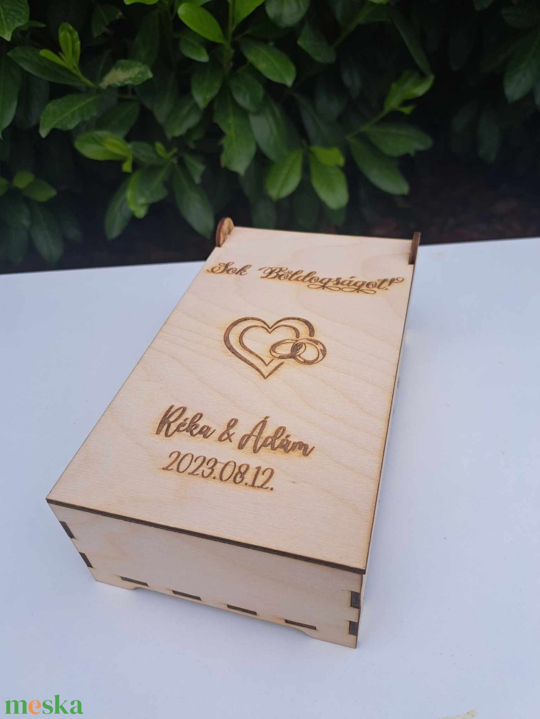 Pénzátadó/Sorsjegyátadó Egyedi Doboz - esküvő - emlék & ajándék - köszönőajándék - Meska.hu