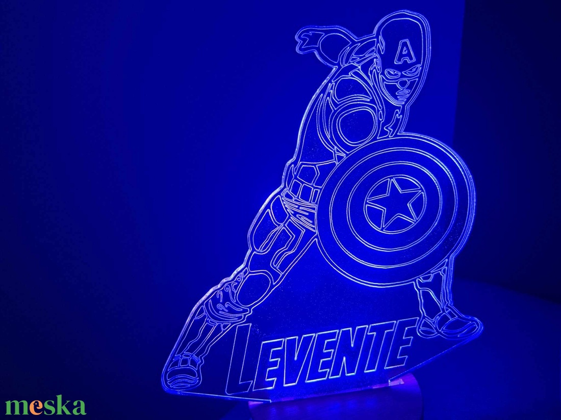 3D Ledlámpa Egyedi Grafikával - otthon & életmód - lámpa - hangulatlámpa - Meska.hu