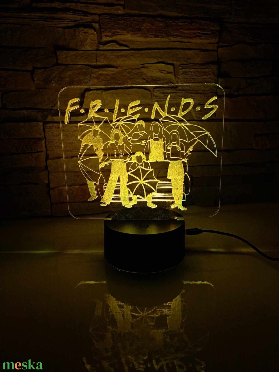 3D Ledlámpa Egyedi Grafikával - otthon & életmód - lámpa - hangulatlámpa - Meska.hu