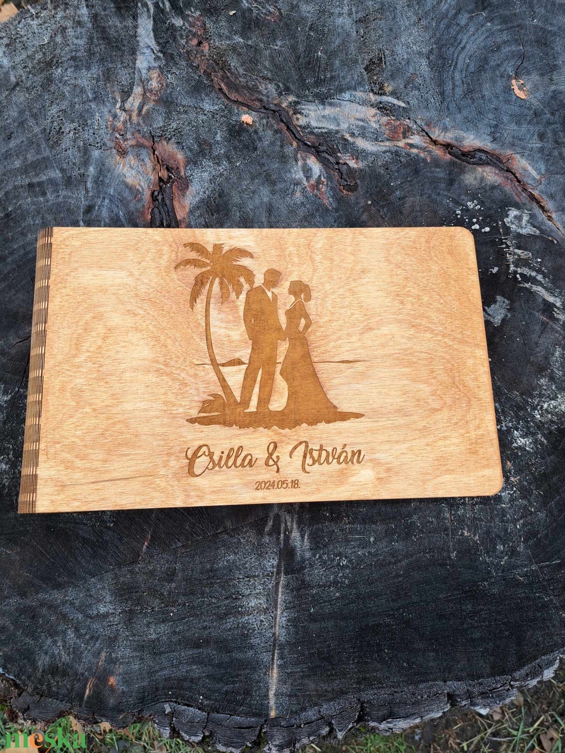 Esküvői vendégkönyv - esküvő - emlék & ajándék - vendégkönyv - Meska.hu