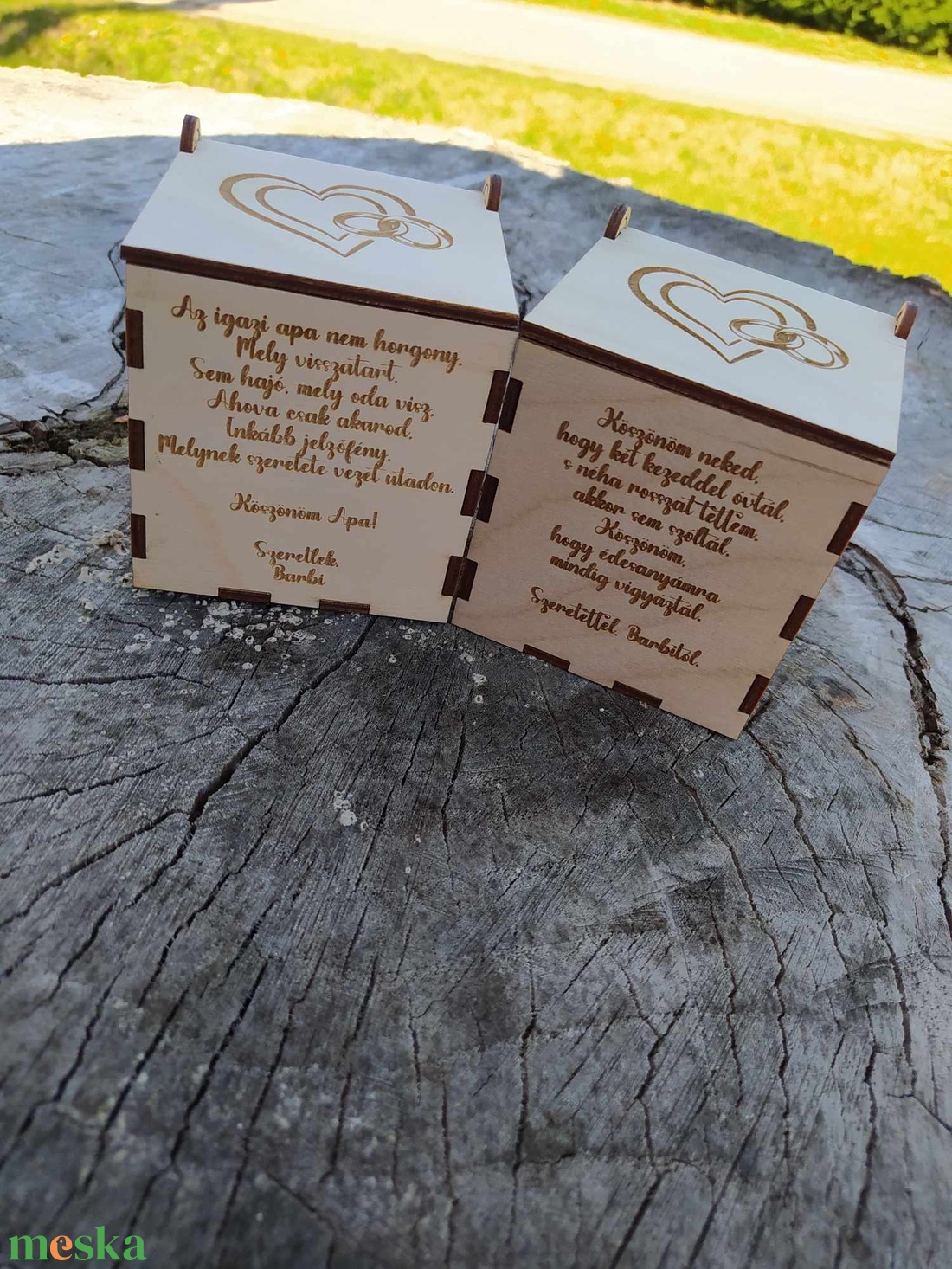 Szülőköszöntő Pálinkás Pohár Tartó - esküvő - emlék & ajándék - köszönőajándék - Meska.hu