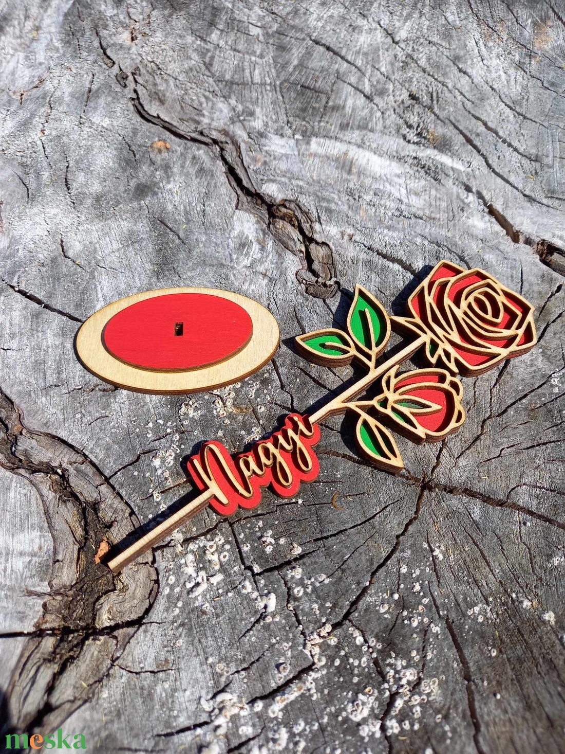 Örökrózsa/tulipán - otthon & életmód - dekoráció - virágdísz és tartó - virágbox, virágdoboz - Meska.hu