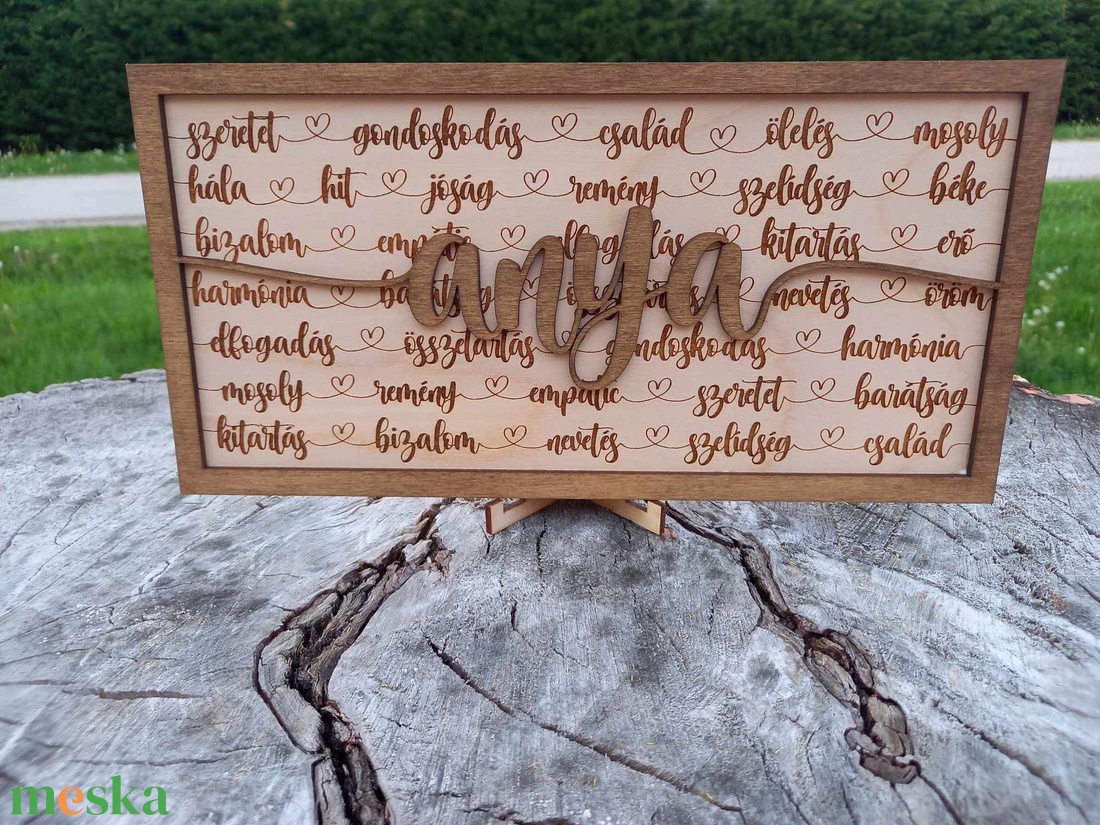 Anyák Napi Tábla - otthon & életmód - dekoráció - kép & falikép - fából készült kép - Meska.hu