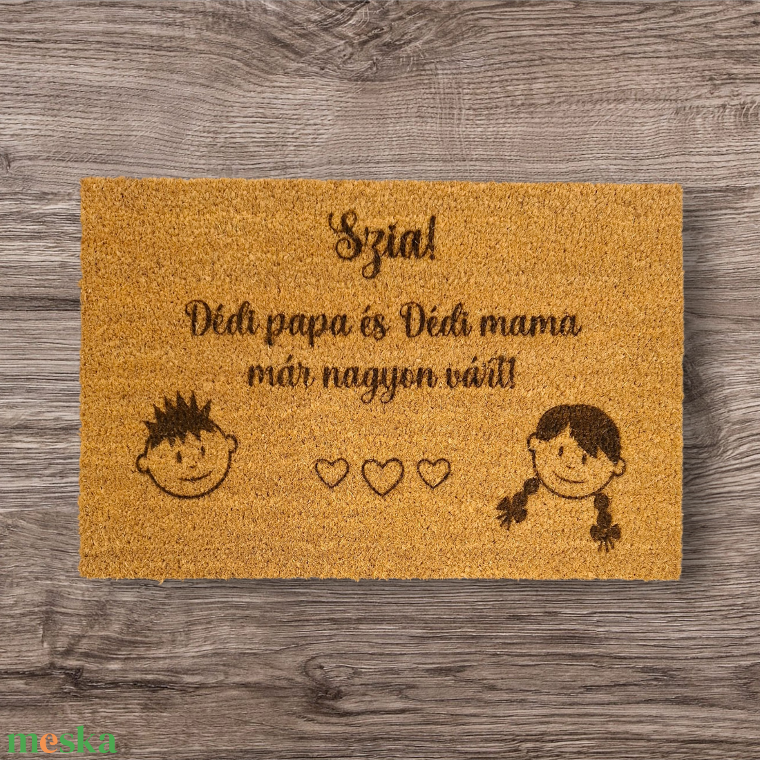 Lábtörlő  egyedi mintával  - otthon & életmód - lakástextil - lábtörlő - Meska.hu