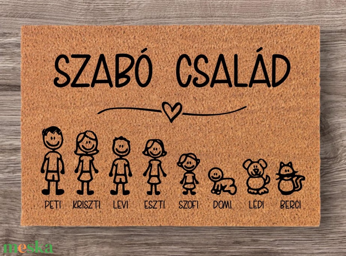 Lábtörlő  egyedi mintával  - otthon & életmód - lakástextil - lábtörlő - Meska.hu