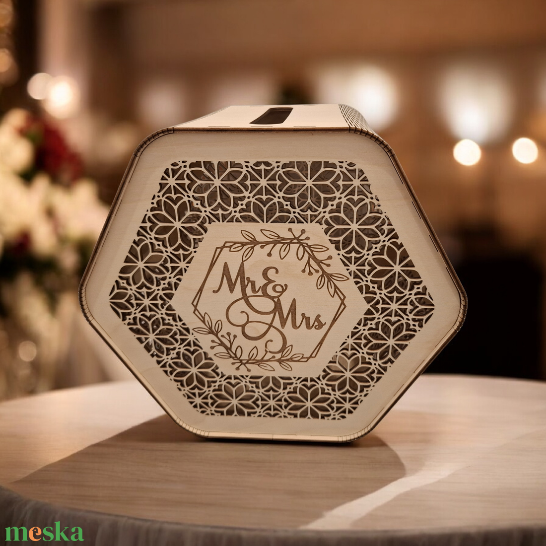 Esküvői Borítékgyűjtő Doboz � Pénzgyűjtő - esküvő - emlék & ajándék - nászajándék - nászajándék gyűjtők - Meska.hu