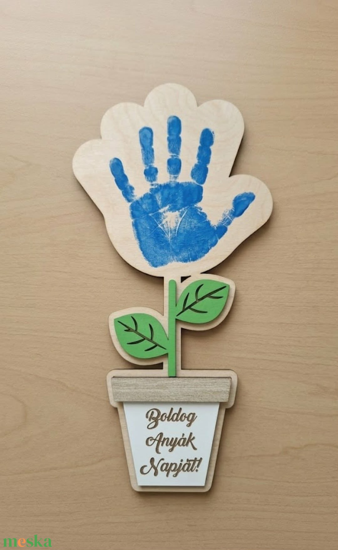 Anyák napi cserepes nyomat - baba - mama - babalátogató ajándékcsomag - Meska.hu