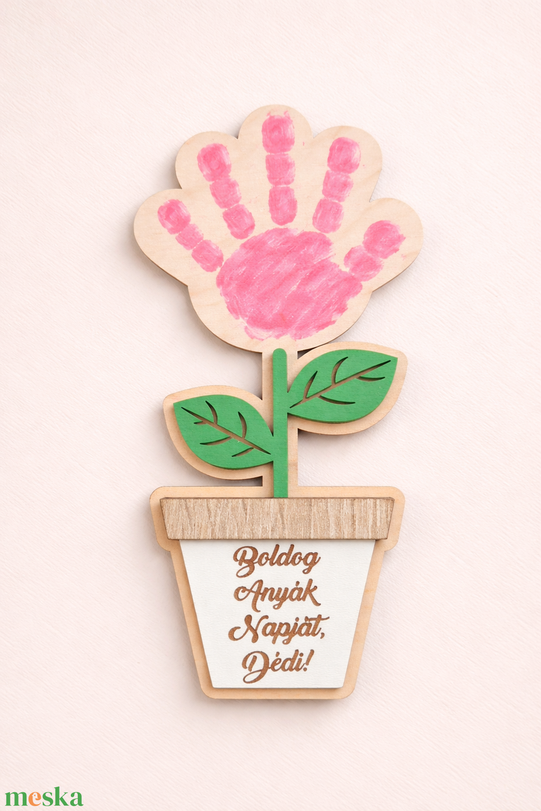 Anyák napi cserepes nyomat - baba - mama - babalátogató ajándékcsomag - Meska.hu