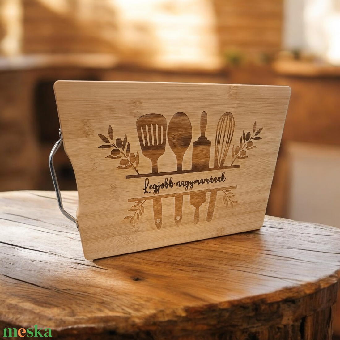 Egyedi Gravírozott Vágódeszka - otthon & életmód - konyhafelszerelés, tálalás - sütés, főzés - vágódeszka - Meska.hu