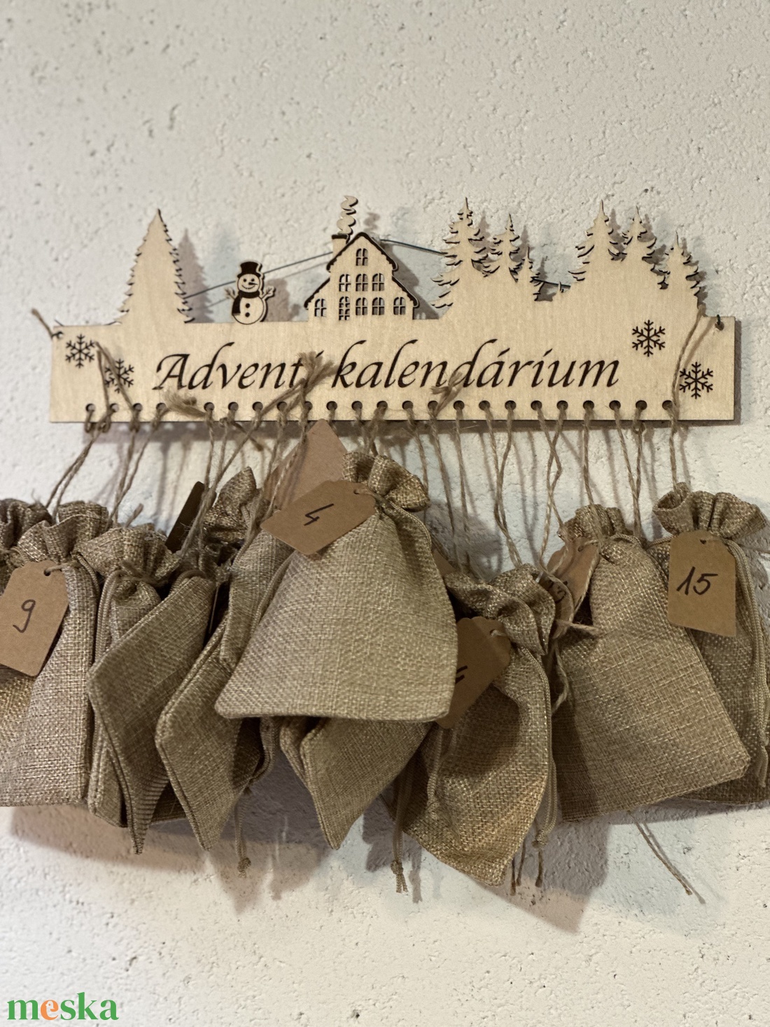 Fából készült adventi kalendárium, naptár - karácsony - adventi díszek - adventi naptár - Meska.hu Fából készült adventi kalendárium, naptár - karácsony - adventi díszek - adventi naptár - Meska.hu