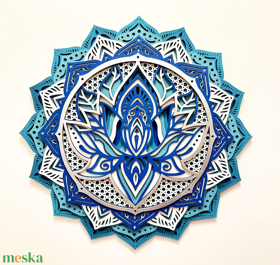 Lotus mandala - otthon & életmód - dekoráció - spiritualitás - mandala - Meska.hu