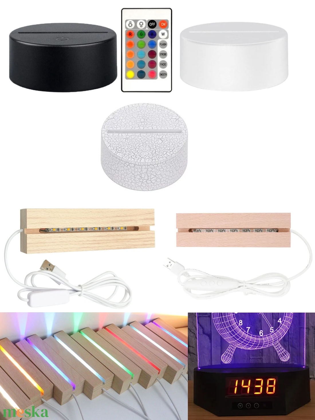 Üres akril lappal - 3D LED lámpa - otthon & életmód - lámpa - hangulatlámpa - Meska.hu Üres akril lappal - 3D LED lámpa - otthon & életmód - lámpa - hangulatlámpa - Meska.hu