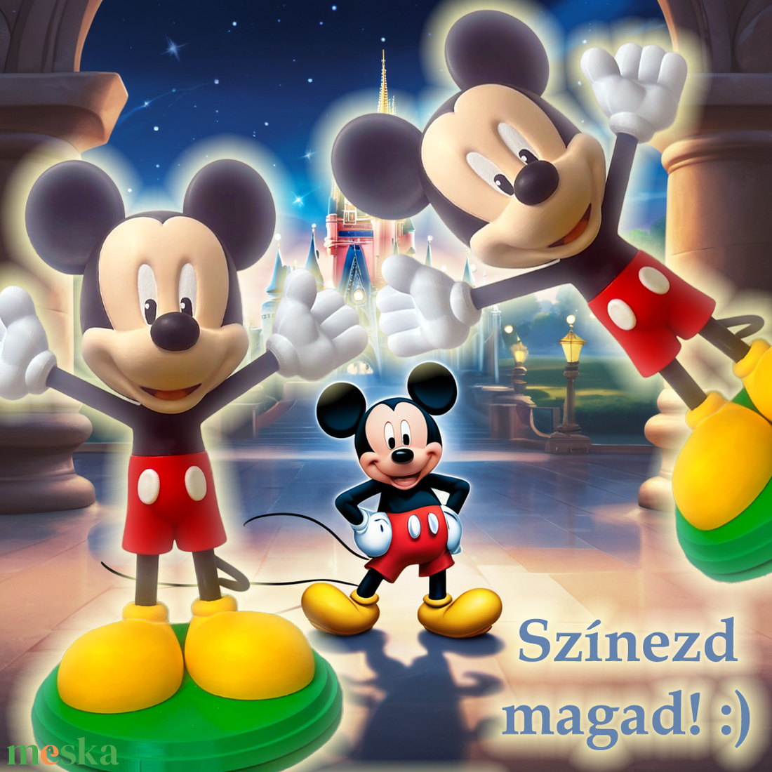 Mickey Mouse 3D kifestő - Színezd magad! - diy (csináld magad) - egységcsomag - Meska.hu Mickey Mouse 3D kifestő - Színezd magad! - diy (csináld magad) - egységcsomag - Meska.hu