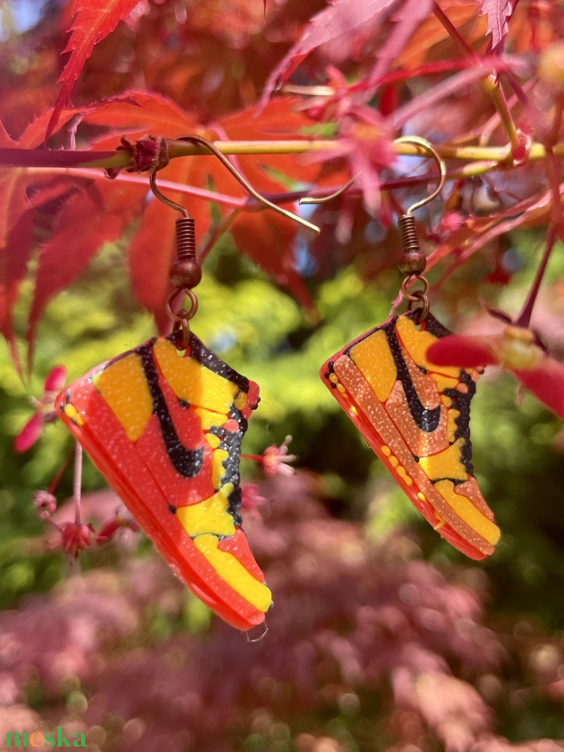 Nike cipő - NIKE KICKS  - ékszer - fülbevaló - lógó fülbevaló - Meska.hu