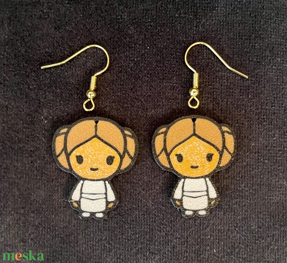 Leia hercegnő - STAR WARS fülbevaló - ékszer - fülbevaló - lógó fülbevaló - Meska.hu Leia hercegnő - STAR WARS fülbevaló - ékszer - fülbevaló - lógó fülbevaló - Meska.hu