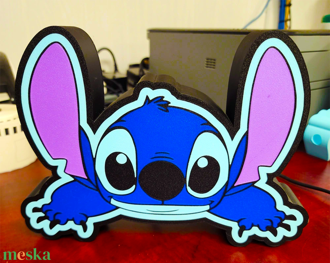 Stitch LightBox - LED hangulatvilágítás gyerekszobába - otthon & életmód - dekoráció - dísztárgy - Meska.hu Stitch LightBox - LED hangulatvilágítás gyerekszobába - otthon & életmód - dekoráció - dísztárgy - Meska.hu