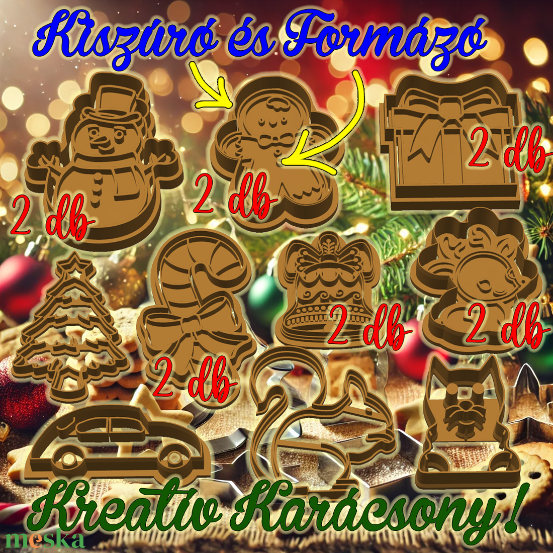 16 db! Kreatív Karácsony sütikiszúró csomag - otthon & életmód - konyhafelszerelés, tálalás - sütés, főzés - sütikiszúró - Meska.hu 16 db! Kreatív Karácsony sütikiszúró csomag - otthon & életmód - konyhafelszerelés, tálalás - sütés, főzés - sütikiszúró - Meska.hu