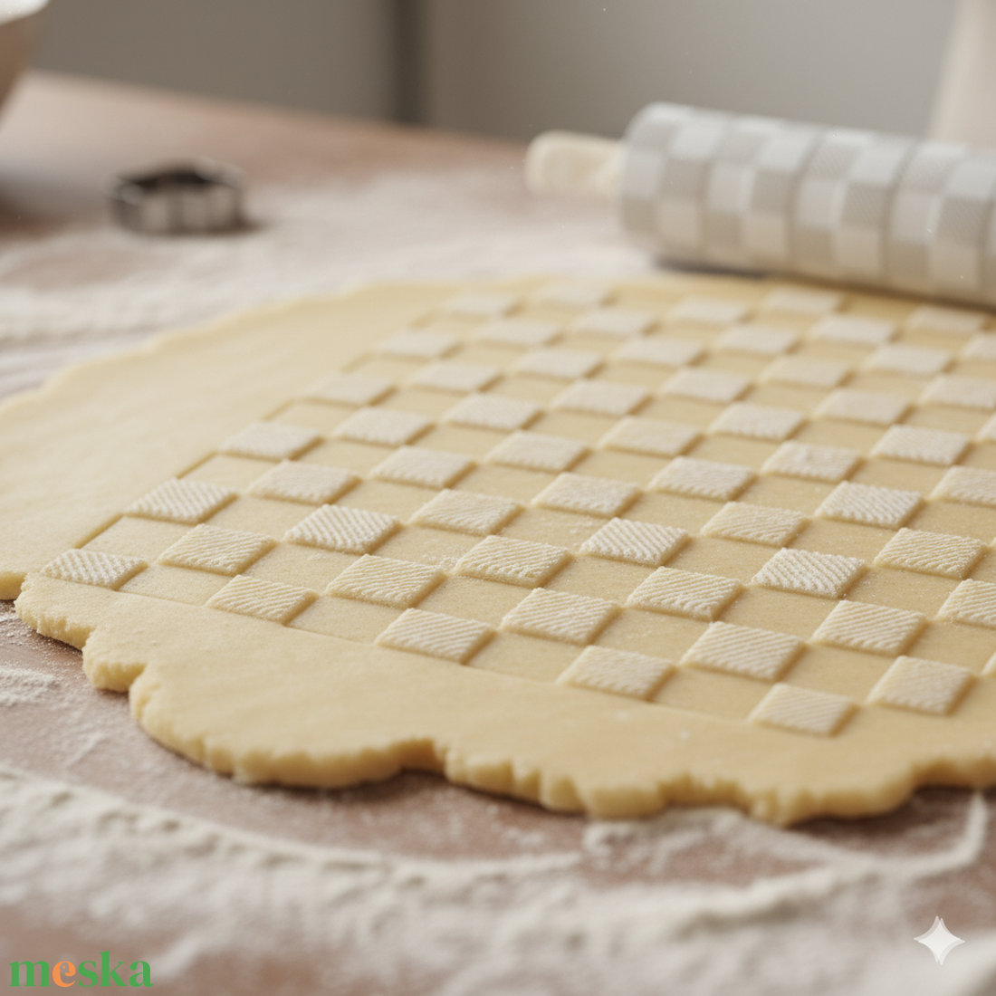 PEPITA Süteménytészta Textúrázó Henger - otthon & életmód - konyhafelszerelés, tálalás - sütés, főzés - sütikiszúró - Meska.hu