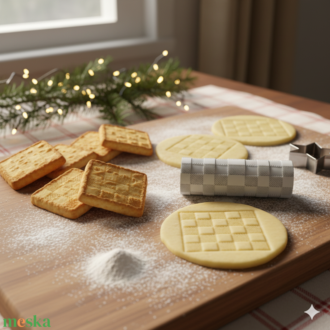 PEPITA Süteménytészta Textúrázó Henger - otthon & életmód - konyhafelszerelés, tálalás - sütés, főzés - sütikiszúró - Meska.hu