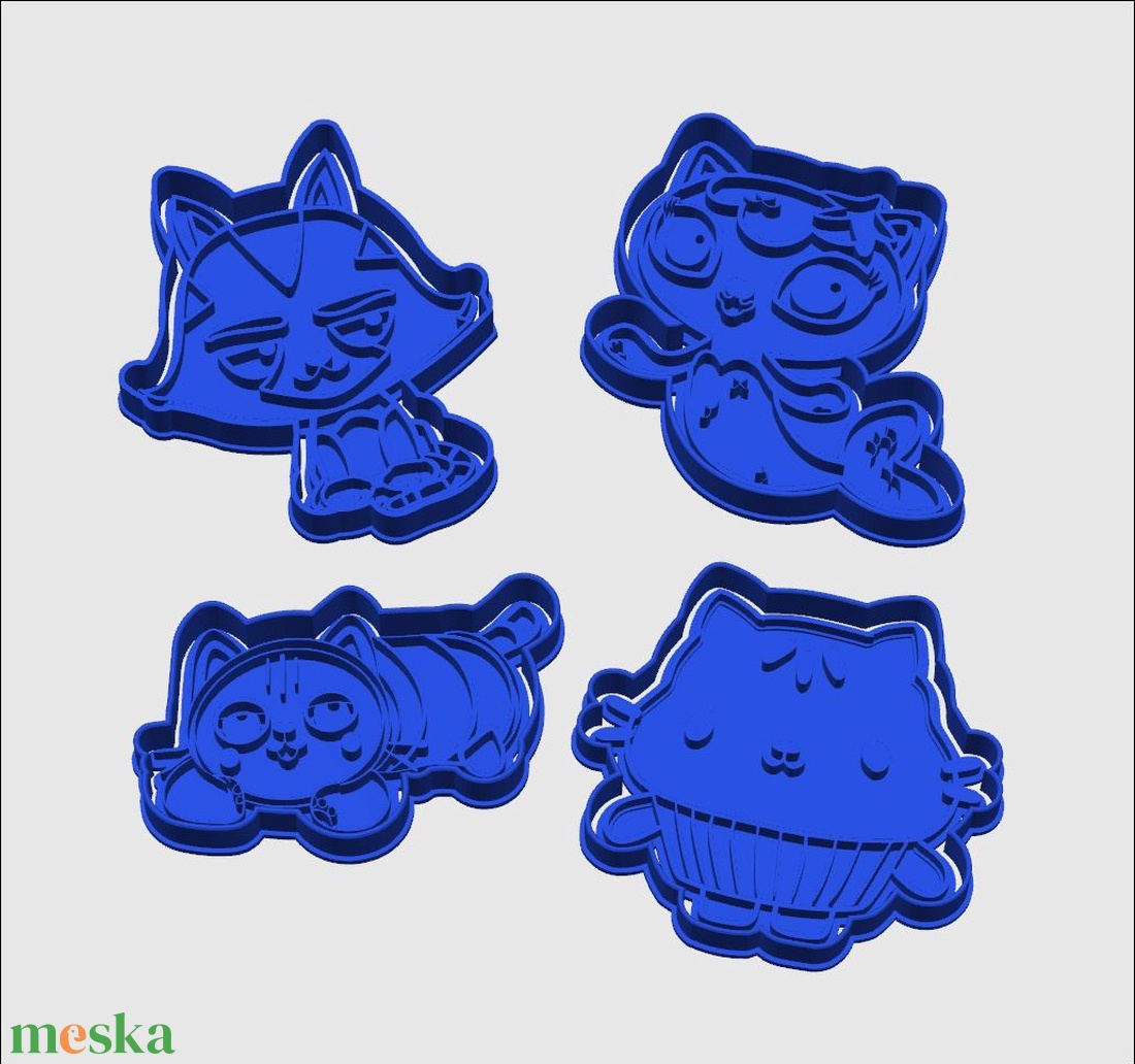 8 db! Gabi Babaháza sütikiszúró csomag - otthon & életmód - konyhafelszerelés, tálalás - sütés, főzés - sütikiszúró - Meska.hu