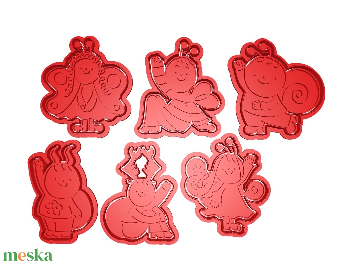 12 db! Bogyó és Babóca sütikiszúró csomag - otthon & életmód - konyhafelszerelés, tálalás - sütés, főzés - sütikiszúró - Meska.hu