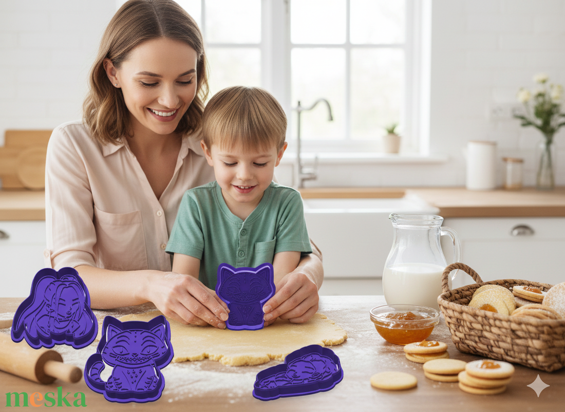 10 db! K-POP DEMON HUNTERS sütikiszúró készlet - otthon & életmód - konyhafelszerelés, tálalás - sütés, főzés - sütikiszúró - Meska.hu