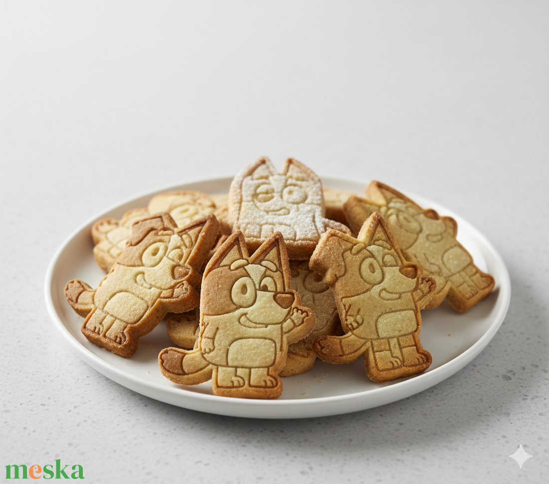 16 db! Bluey nagy sütikiszúró csomag, kiszúró és formázó - otthon & életmód - konyhafelszerelés, tálalás - sütés, főzés - sütikiszúró - Meska.hu