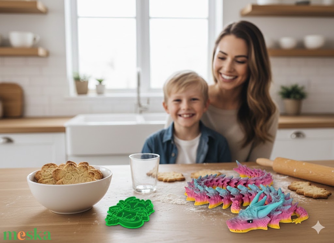 Speciális! Így neveld a sárkányodat Fogatlan sütikiszúró, formázó és saját sárkány! - otthon & életmód - konyhafelszerelés, tálalás - sütés, főzés - sütikiszúró - Meska.hu