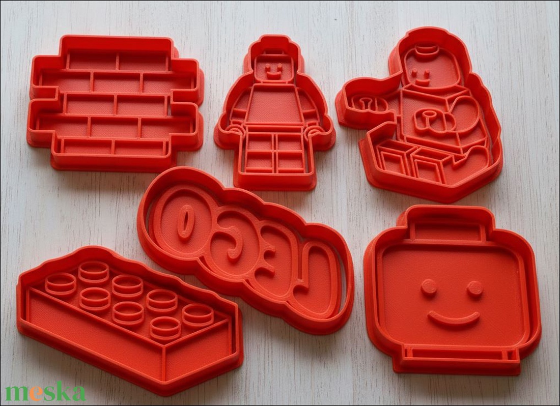 12 db! LEGO sütikiszúró készlet - otthon & életmód - konyhafelszerelés, tálalás - sütés, főzés - sütikiszúró - Meska.hu