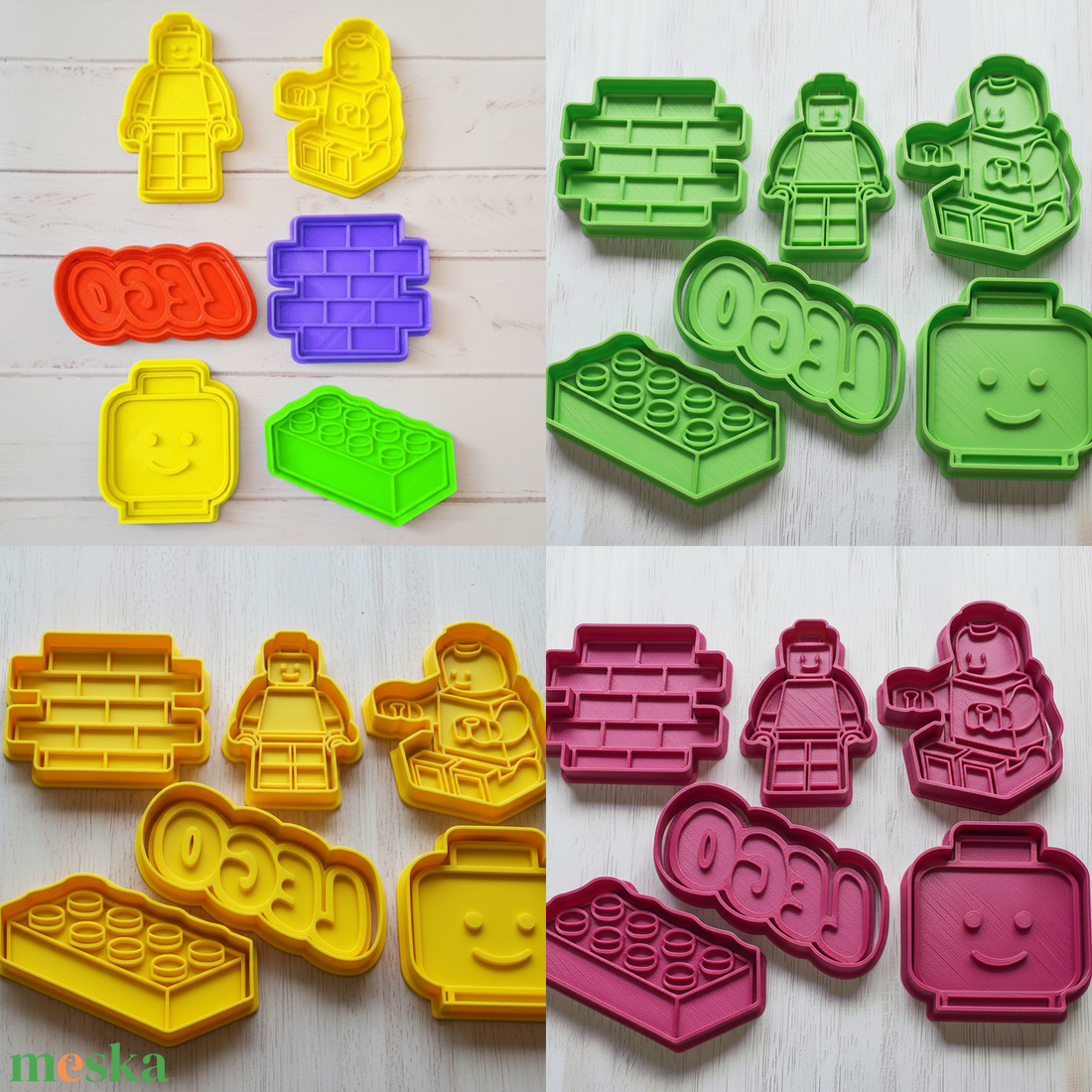 12 db! LEGO sütikiszúró készlet - otthon & életmód - konyhafelszerelés, tálalás - sütés, főzés - sütikiszúró - Meska.hu