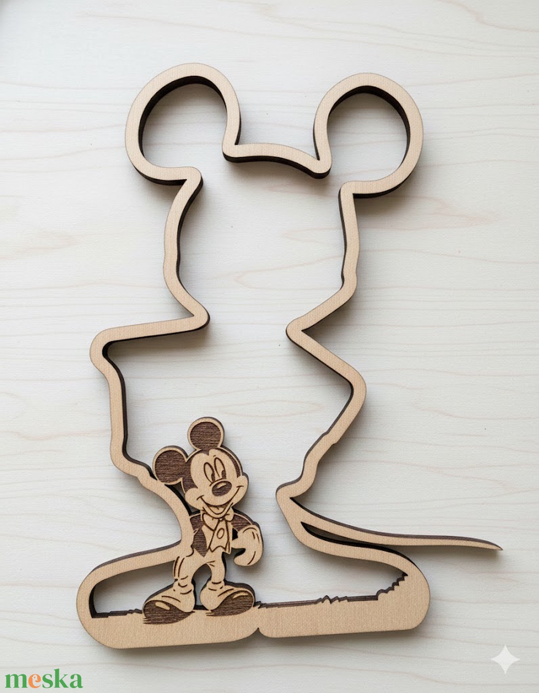 DIY - Mickey Mouse világa, 3D hatású, többrétegű alkotás - otthon & életmód - dekoráció - dísztárgy - Meska.hu