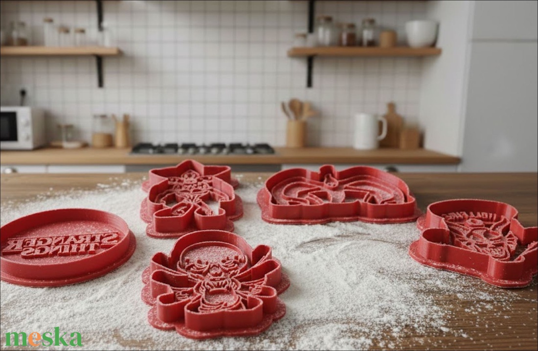 STRANGER THINGS Kult Sütikiszúró Csomag - 10 db - otthon & életmód - konyhafelszerelés, tálalás - sütés, főzés - sütikiszúró - Meska.hu