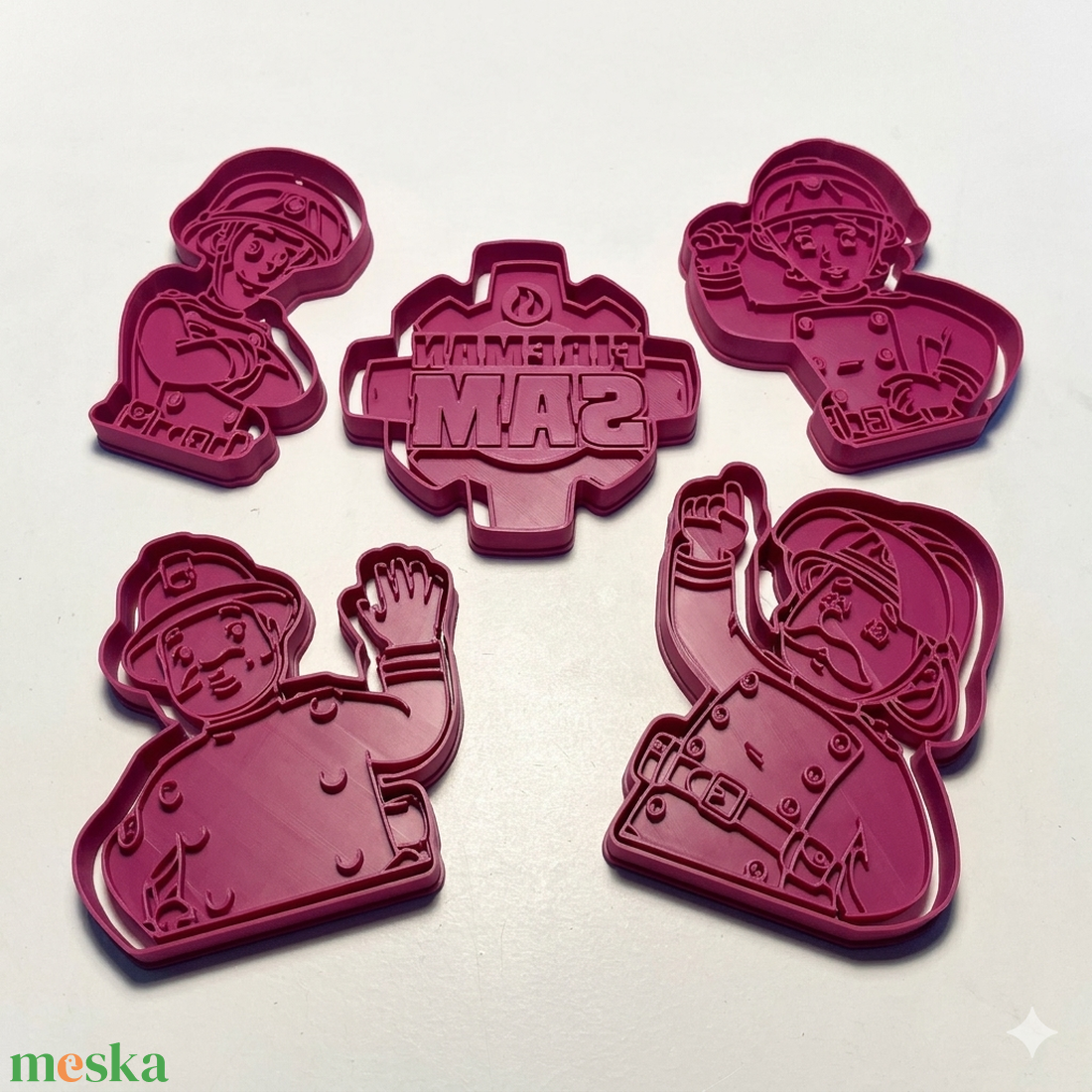 10 db! Sam, a tűzoltó � sütikiszúró csomag - otthon & életmód - konyhafelszerelés, tálalás - sütés, főzés - sütikiszúró - Meska.hu